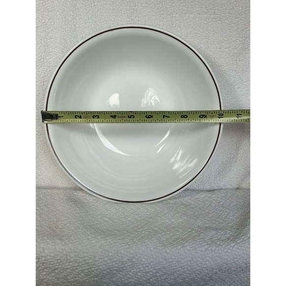 Corelle Burgundy Rose Large Serving Bowl 10 1/8” x 3” Unused Condition - Picture 9 of 13